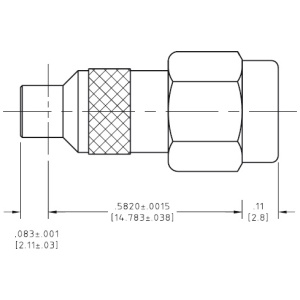 29429-1 Adaptor <br>轉接頭 SMPM(m)-2.92mm(m)