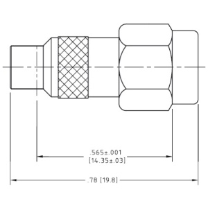 29487-1 Adaptor <br>轉接頭 SMP(m)-2.92mm(m)
