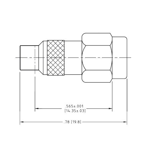 29487-1-3 Adaptor <br>轉接頭 SMP(m)-2.92mm(m)