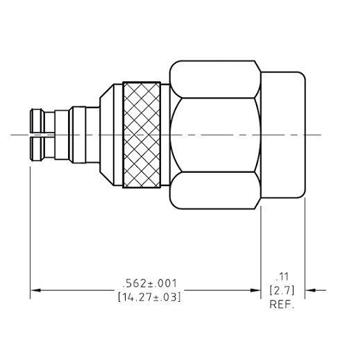 29487-4 Adaptor <br>轉接頭 SMP(f)-2.92mm(m)