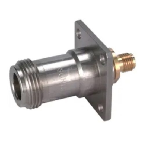 37_N-SMA-50-51/1--_NE Adaptor <br>轉接頭 N(f)-SMA(f) 面板安裝