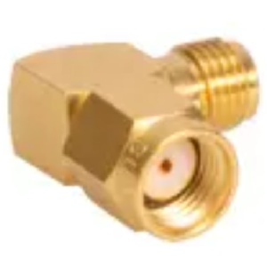 53_SMA-R50-0-3/111_NE Adaptor <br>轉接頭 90度 SMA(m) 反針-SMA(f)