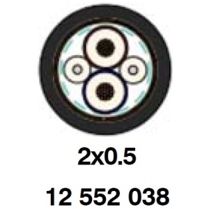 RADOX DATABUS 120 OHM 2x0.5 XM S