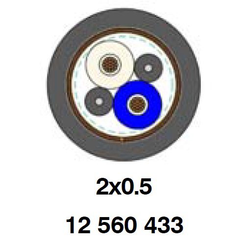 RADOX DATABUS 120 OHM 2x0.5 XM S FR
