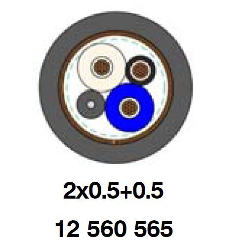 RADOX DATABUS 120 OHM 2x0.5+0.5 XM S FR