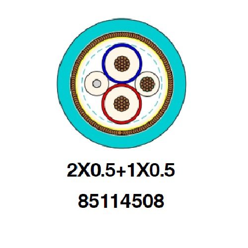 RAILDAT 120 OHM 2X0.5+1X0.5 XM S MVB