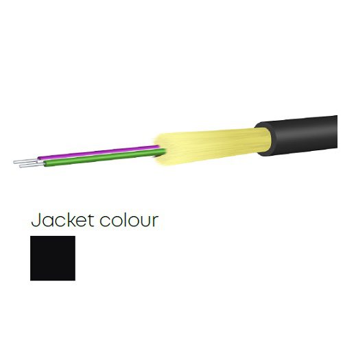 2芯 現場移動應用 緊管2x0.9mm TPU光纜、外徑5.6mm