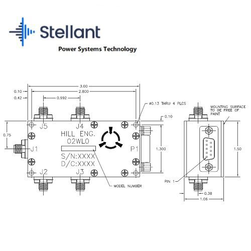 M44-001 Switches <br>射頻切換器 1P4T
