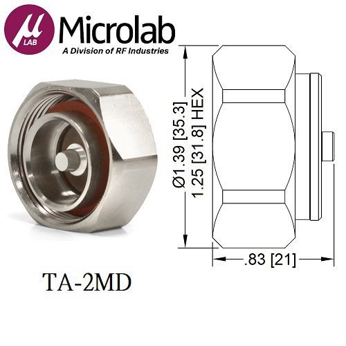 TA-2MD Coaxial Loads <br>終端 負載 6GHz 2W