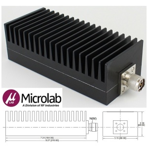 TB-75MN Coaxial Loads <br>終端 負載 4GHz 100W