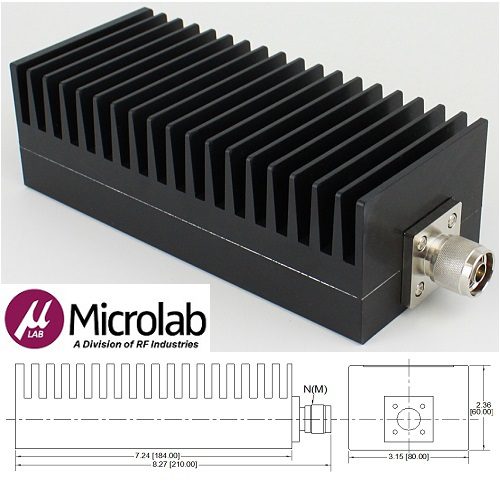 TB-75MN Coaxial Loads <br>終端 負載 4GHz 100W