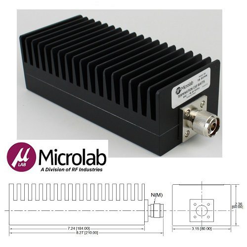 TB-80MN Coaxial Loads <br>終端 負載 4GHz 150W