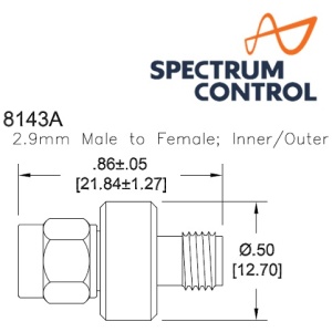 8143A DC Blocks <br>直流阻隔器 2.92mm