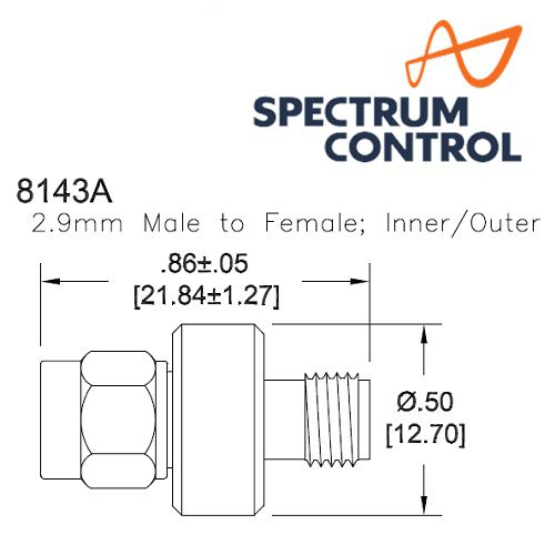8143A DC Blocks <br>直流阻隔器 2.92mm