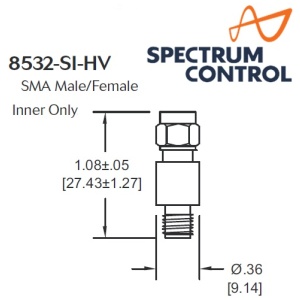 8532-SI-HV DC Blocks <br>直流阻隔器 SMA