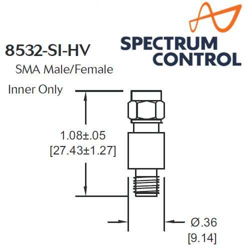 8532-SI-HV DC Blocks <br>直流阻隔器 SMA