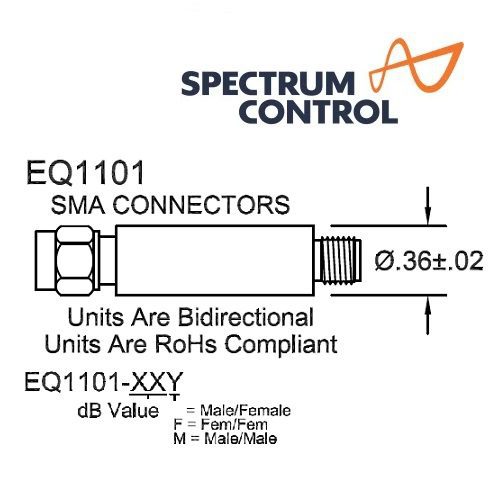 EQ1101系列 Gain Equalizers <br>增益均衡器 SMA