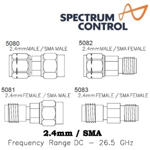 5080 to 5083 Adaptor <br>轉接頭 2.4mm-SMA