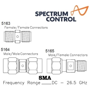 5163 to 5165 Adaptor <br>轉接頭 SMA