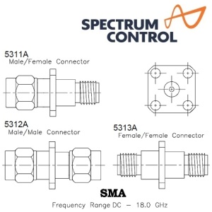 5311A to 5313A Adaptor <br>轉接頭 SMA