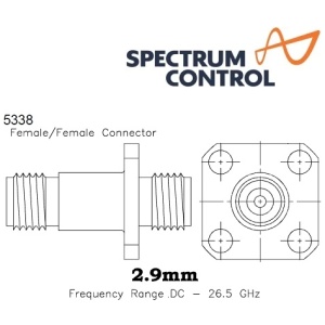 5338 Adaptor <br>轉接頭 2.92mm