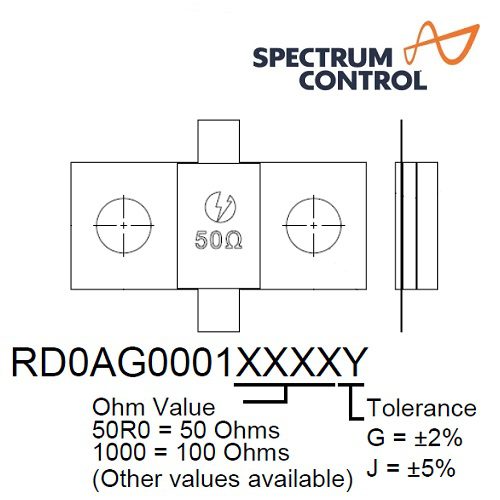 RD0AG0001 Series <br>法蘭 電阻 1GHz 150W