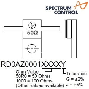 RD0AZ0001 Series <br>法蘭 電阻 2GHz 20W