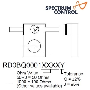 RD0BQ0001 Series <br>法蘭 電阻 4GHz 50W