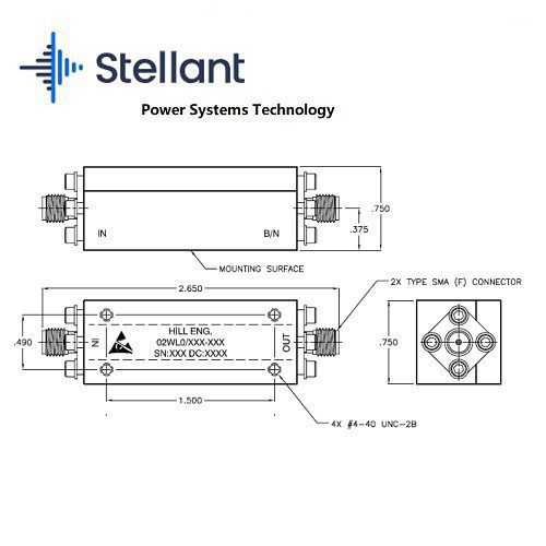 HL1-130 Limiters <br>限制器 SMA