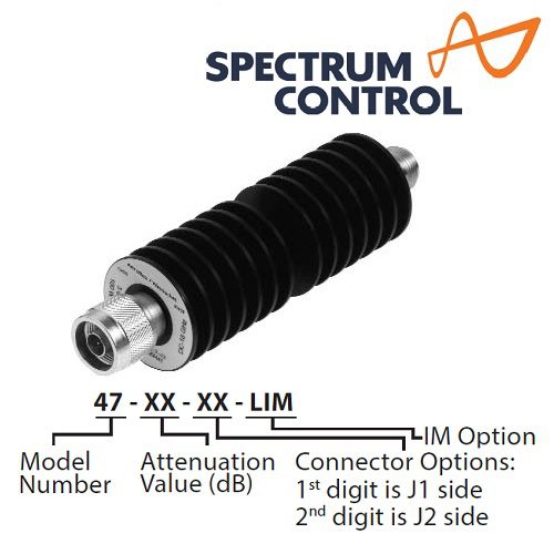 47系列 Fixed Attenuators <br>定值衰減器 N/3.5mm