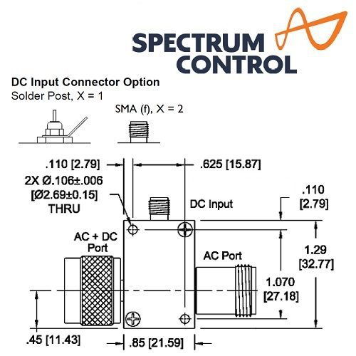8800Nxxx General Purpose Bias Tees <br>通用 偏壓器 N