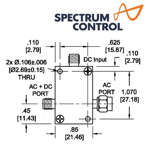 8860Sxxx Pulsed Bias Tees <br>脈衝 偏壓器 SMA