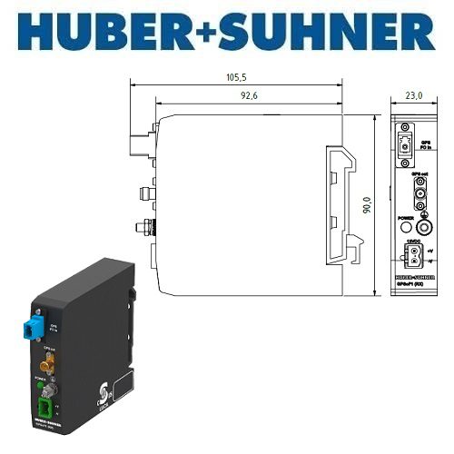 D-GNSSoF1-1T-L12 <br>光纖式 GNSS 傳輸 接收器 擴充模組