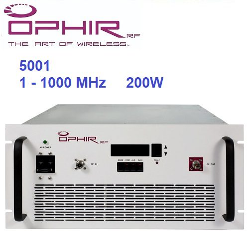 5001 Solid State Broadband High Power RF Amplifier Systems <br>固態功率 放大器系統