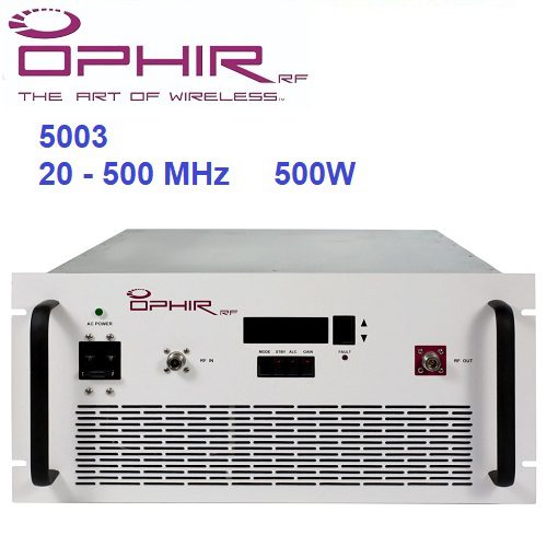 5003 Solid State Broadband High Power RF Amplifier Systems <br>固態功率 放大器系統