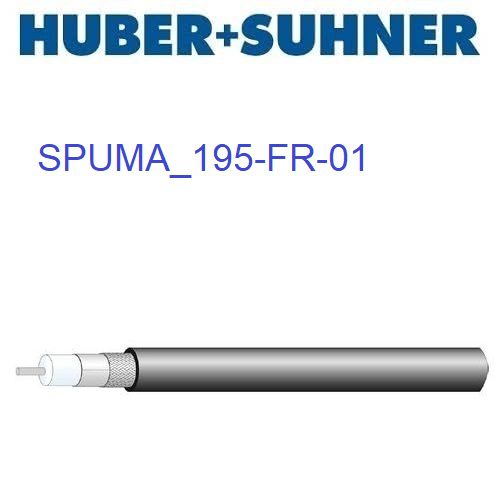 SPUMA_195-FR-01 <br>阻燃柔性低損耗 射頻電纜 8GHz