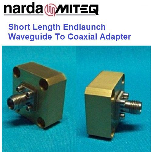 Endlaunch Coaxial to Waveguide Adapters <br>短端同軸轉波導轉接器 SMA直式