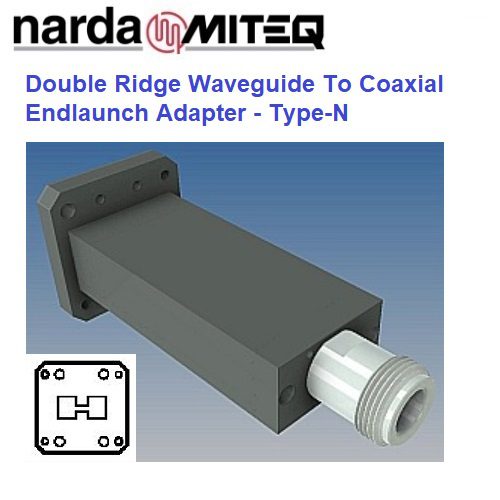 Endlaunch Coaxial to Waveguide Adapters <br>同軸轉WRD波導轉接器 N直式