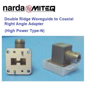 Right Angle Coaxial to Waveguide Adapters <br>同軸轉WRD波導轉接器 N彎角 高功率