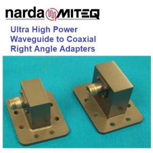 Right Angle Coaxial to Waveguide Adapters <br>同軸轉波導轉接器 N彎角 超高功率