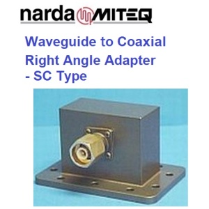 Right Angle Coaxial to Waveguide Adapters <br>同軸轉波導轉接器 SC彎角