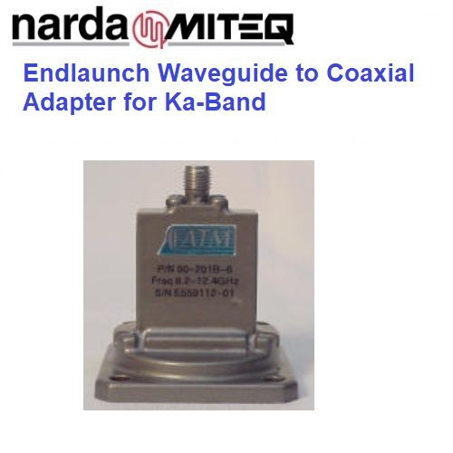 Ka-Band Endlaunch Coaxial to Waveguide Adapters <br>同軸轉波導轉接器 SMA直式