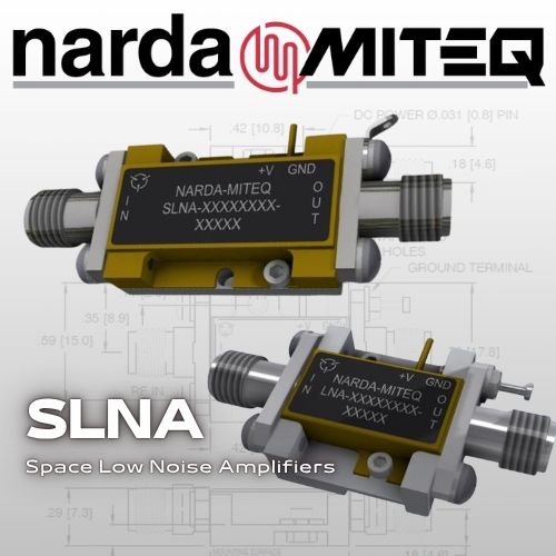 SLNA-30-04000800-5P <br>4.0 - 8.0 GHz 太空低雜訊放大器