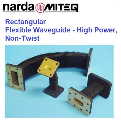 Rectangular Flexible Waveguide - High Power,Non Twist <br>矩形柔性波導管 高功率 非扭式