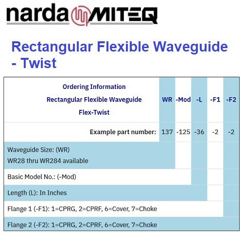 Rectangular Flexible Waveguide - Twist <br>矩形柔性波導管 可扭式:圖片 2