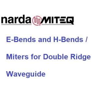 E-Bends and H-Bends / Miters for Double Ridge Waveguide <br>90° E/H場 彎管/斜接彎管 雙脊矩形波導管