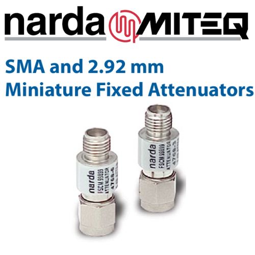 4778-6 Fixed Attenuators <br>DC - 12.4 GHz SMA 定值 衰減器