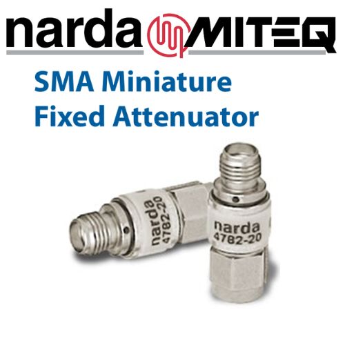 4780-10 Fixed Attenuators <br>DC - 6.0 GHz SMA 定值 衰減器