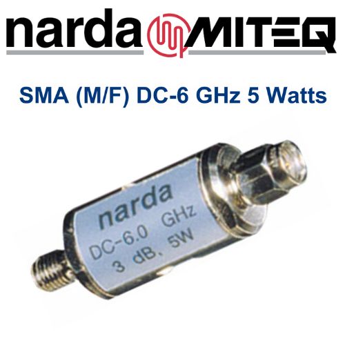 AF-SMA-6-5-10 Fixed Attenuators <br>DC - 6 GHz SMA 定值 衰減器