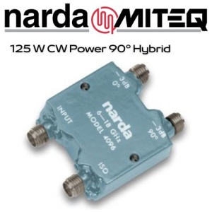 4096 Hybrid Coupler <br>6–18 GHz 125 W CW 90° 混合耦合器